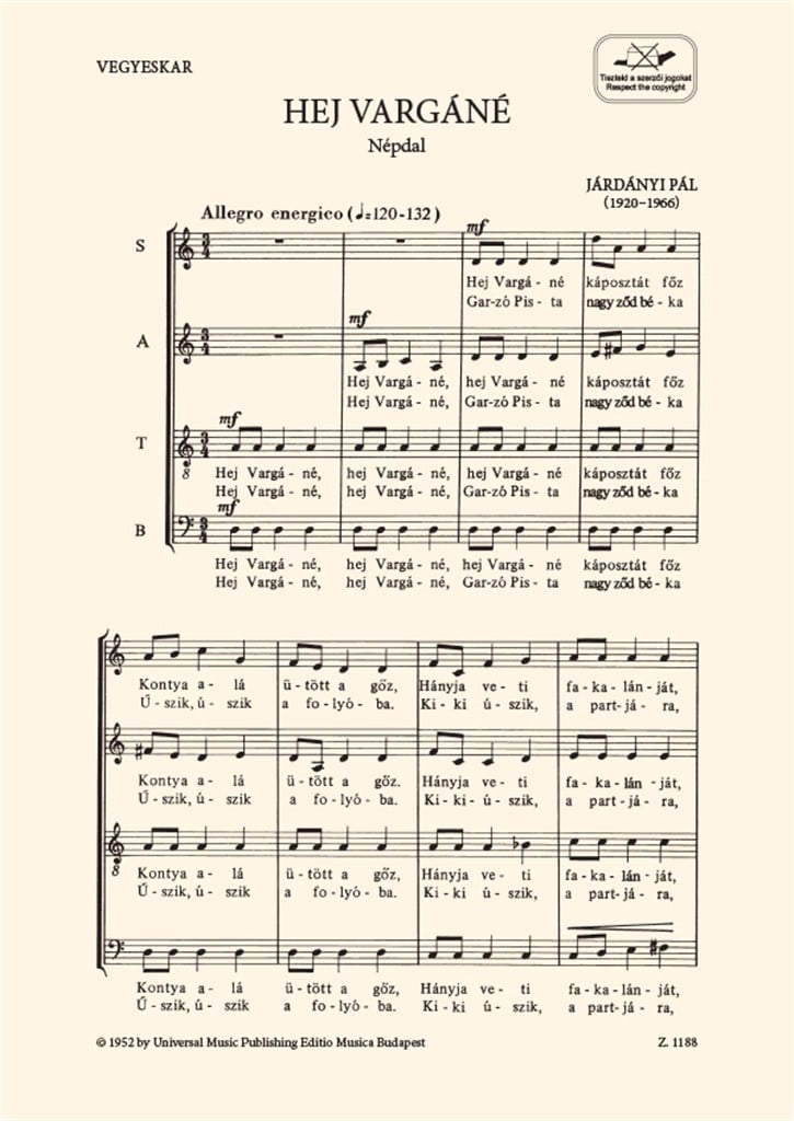 Hej Vargáné. Folksong